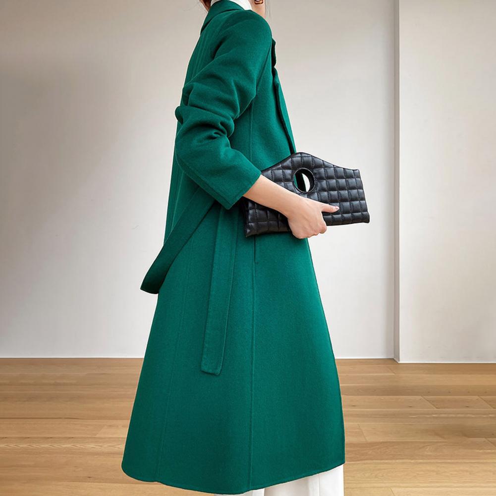 Wool Coat Peacoat - Cappotto Invernale Caldo Lungo in Lana