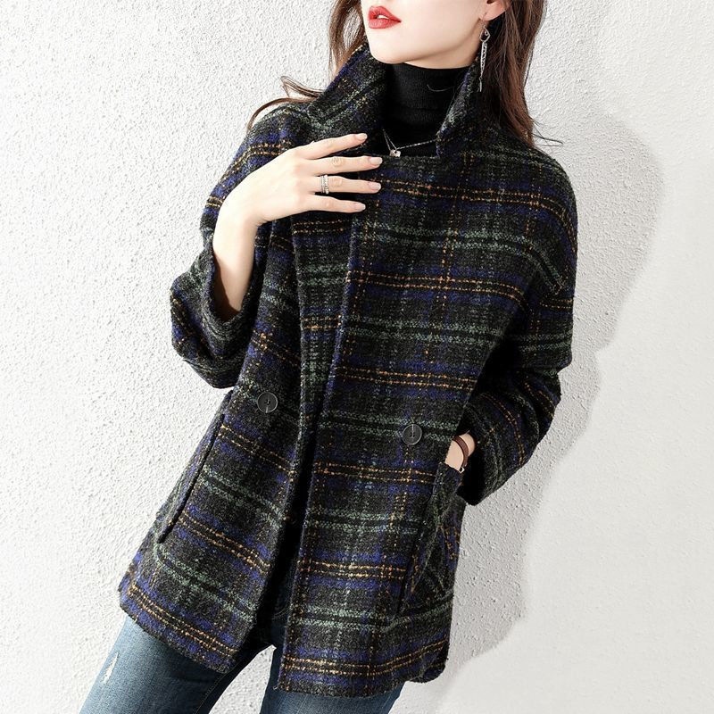 Wool Coat Peacoat - Giacca da Donna Taglia Grande in
