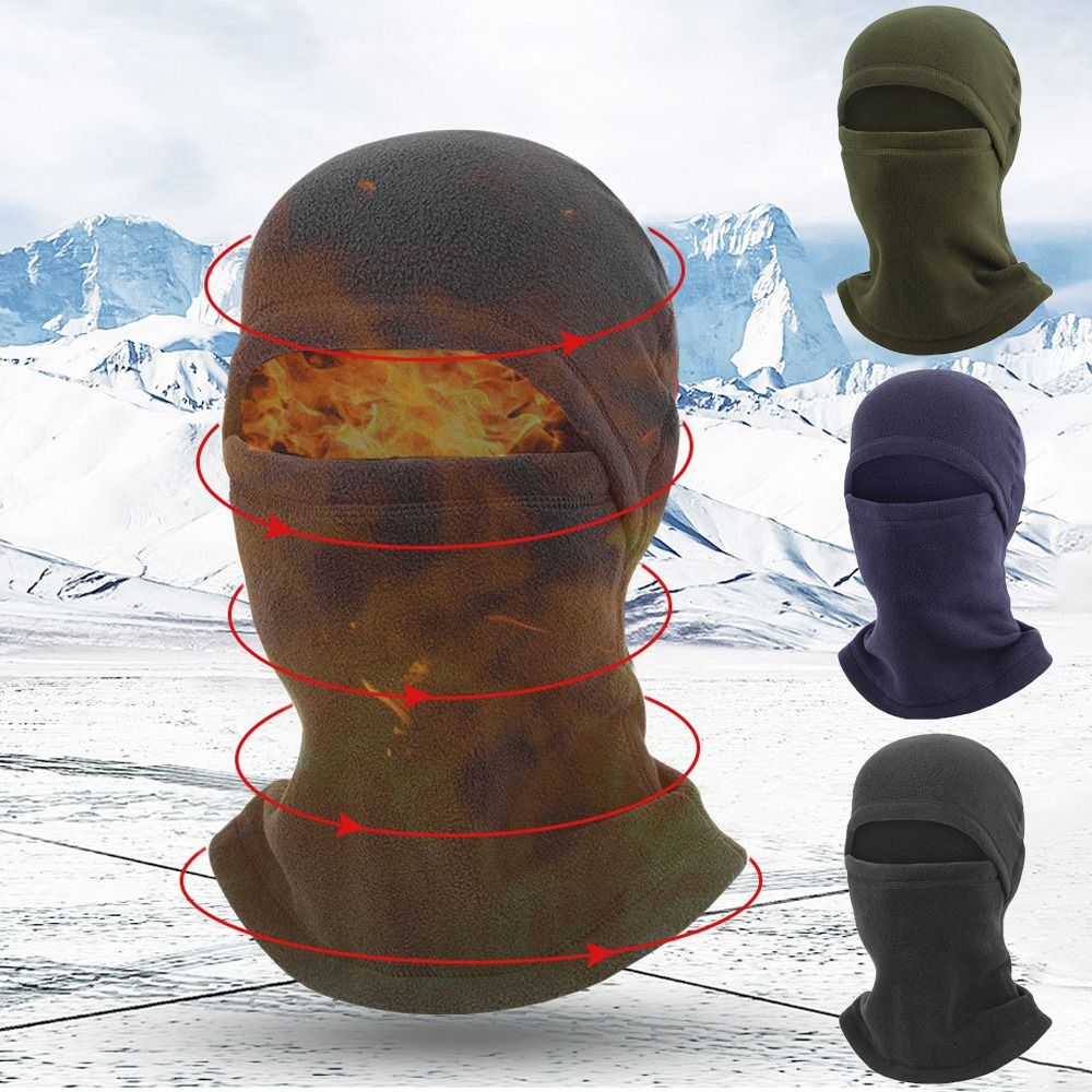 Balaclava Ski Mask - Passamontagna da uomo in pile polare