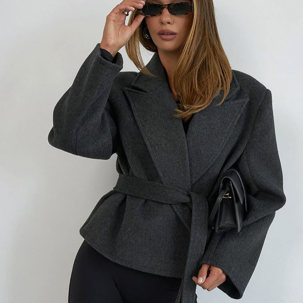 Blazer Corto Elegante da Donna - Wool Coat Peacoat recensione e prezzo