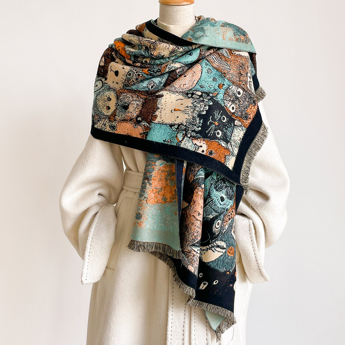 Sciarpa da Donna in Finta Cash - Shawl Wrap Winter recensione e prezzo