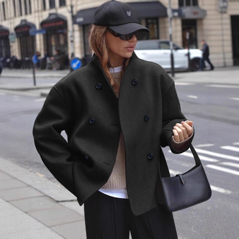 Cappotto in Lana da Donna Dopp - Wool Coat Peacoat recensione e prezzo